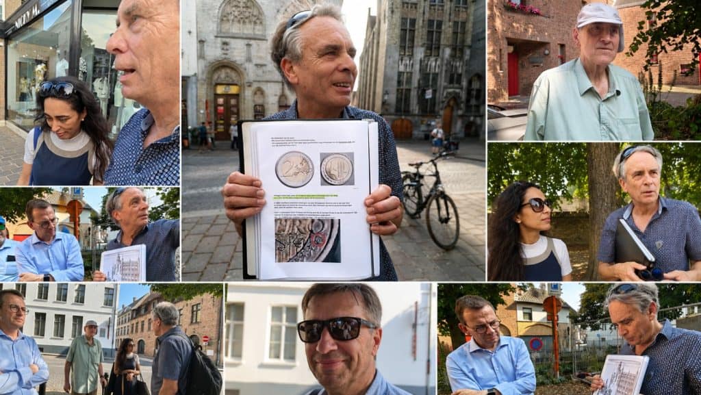 Europarlementslid Wouter Beke wandelt door historisch Brugge.