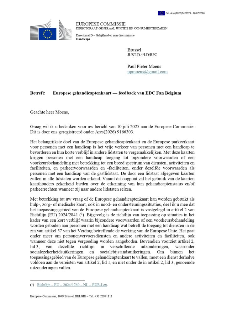 Europese Commissie prijst Pieter Paul Moens voor langdurig EDC-engagement