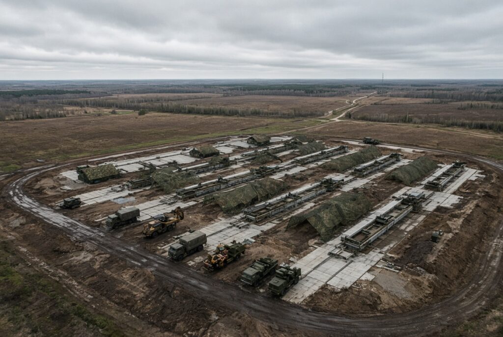 Rusland bouwt 59 nieuwe lanceerrails voor langeafstandsdrones nabij Oekraïne en Wit-Rusland (Belarus)