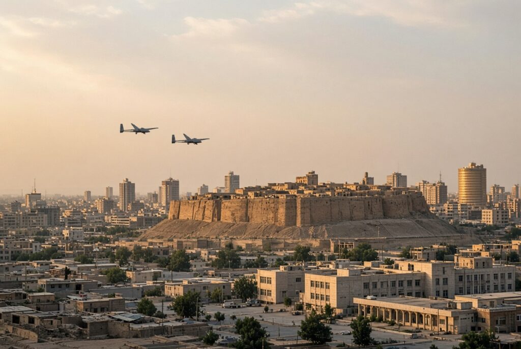 Twee drones richting woningen van Koerdische leiders in Erbil: Iran ontkent betrokkenheid