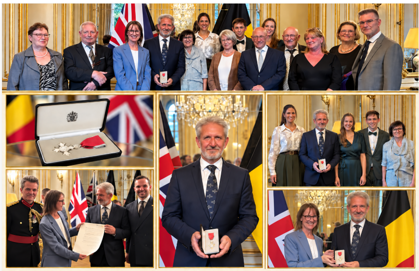 Geert Bekaert ontvangt honorary MBE voor inzet voor oorlogsherdenking