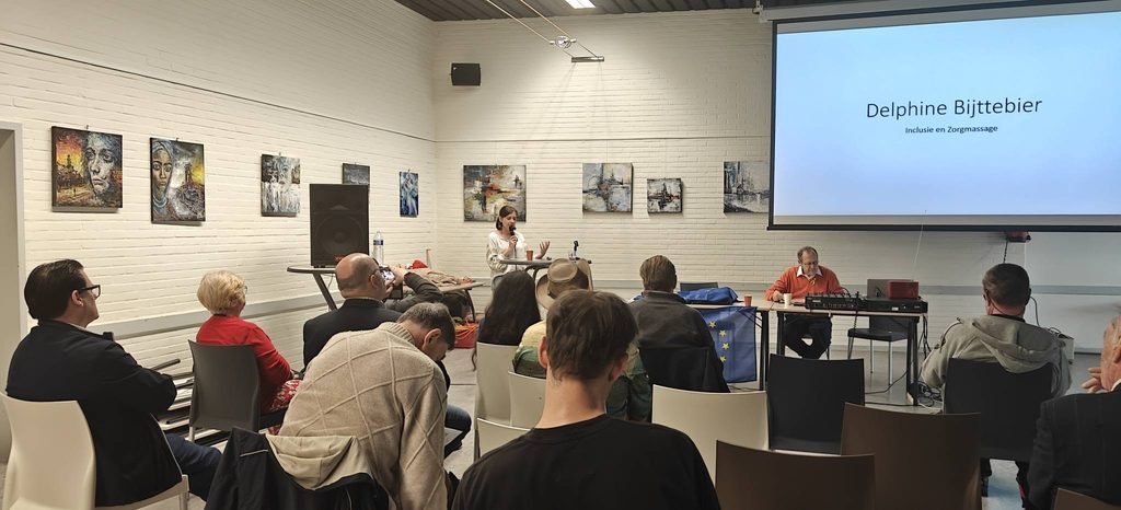 Delphine Bijttebier wil de drempel naar rust verlagen: zorgmassage begint bij luisteren naar wat iemand aankan